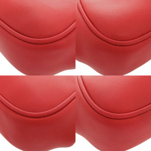 新品同様 コーチ × ディズニー ミッキーマウス キスロック リストレット レザー レッド クラッチバッグ がま口 ポーチ 赤 0606【中古】COACH