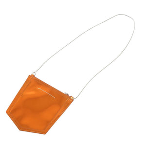 新品同様 エムエムシックス オレンジ ポリウレタン/ポリエステル ショルダーバッグ 0632【中古】MM6