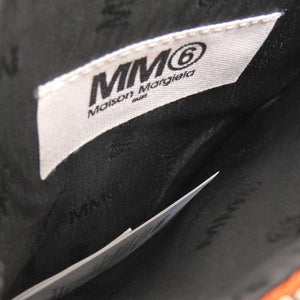 新品同様 エムエムシックス オレンジ ポリウレタン/ポリエステル ショルダーバッグ 0632【中古】MM6