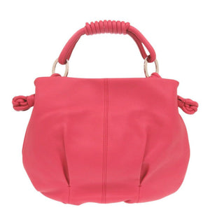 新品同様 ジョルジオアルマーニ ワンショルダーバッグ YGWE98 レザー ピンク ハンドバッグ 0635【中古】GIORGIO ARMANI