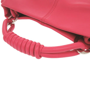 新品同様 ジョルジオアルマーニ ワンショルダーバッグ YGWE98 レザー ピンク ハンドバッグ 0635【中古】GIORGIO ARMANI