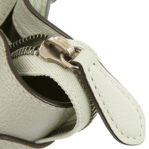 新品同様 セリーヌ ラゲージ マイクロショッパー レザー ライトグリーン ハンドバッグ 薄緑 0647【中古】CELINE