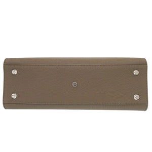 未使用品 ミチノ パリ オペラバッグ スモール レザー トープ 2WAY ショルダー ハンドバッグ 0718【中古】michino PARIS