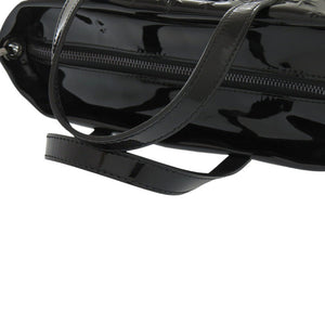 新品同様 ジミーチュウ MINISARA ミニサラ エンボススター エナメル ブラック 2wayハンドバッグ 黒 0742【中古】JIMMY CHOO