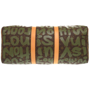 美品 ルイ ヴィトン キーポル50 モノグラム グラフィティ カーキ M92196 ボストンバッグ LV 0750 【中古】 LOUIS VUITTON