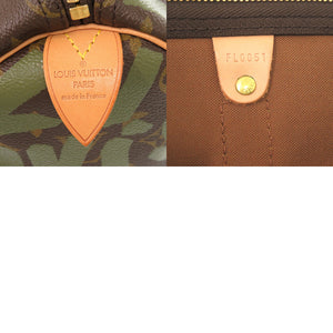 美品 ルイ ヴィトン キーポル50 モノグラム グラフィティ カーキ M92196 ボストンバッグ LV 0750 【中古】 LOUIS VUITTON