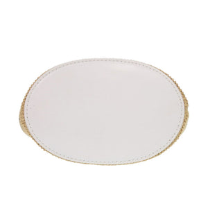 マルニ トロピカリア マイクロ BMMP0067Q0 P3860 コットン/レザー/ポリアミド ベージュ ホワイト ショルダーバッグ 0770【中古】MARNI