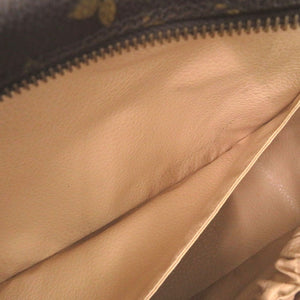 美品 ルイ ヴィトン トゥルーストワレット28 モノグラム M47522 ブラウン セカンドバッグ クラッチバッグ LV 0781【中古】LOUIS VUITTON メンズ