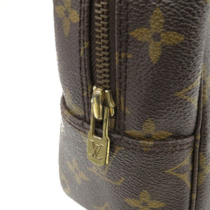 美品 ルイ ヴィトン トゥルーストワレット28 モノグラム M47522 ブラウン セカンドバッグ クラッチバッグ LV 0781【中古】LOUIS VUITTON メンズ