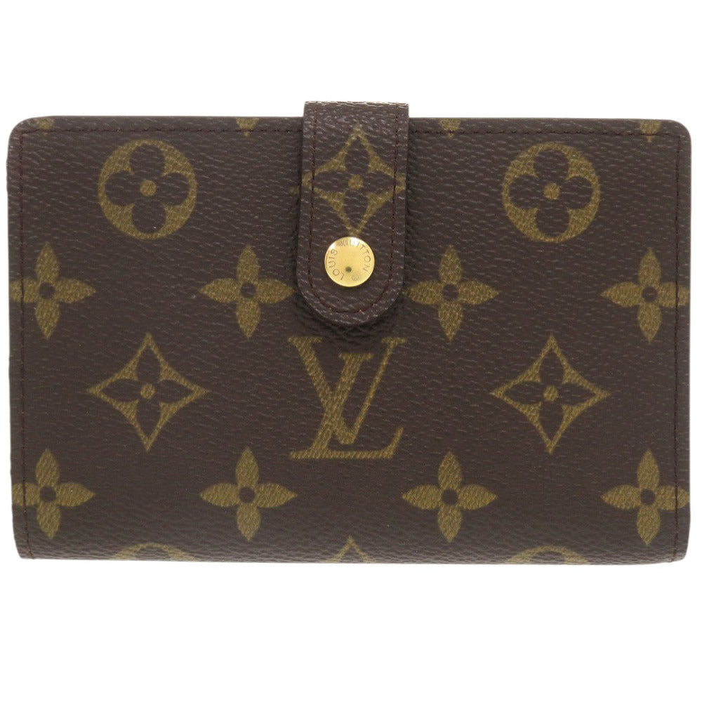 美品 ルイ ヴィトン ポルト モネ ビエ ヴィエノワ モノグラム M61663 ブラウン 二つ折り財布 LV 0785【中古】LOUIS VUITTON