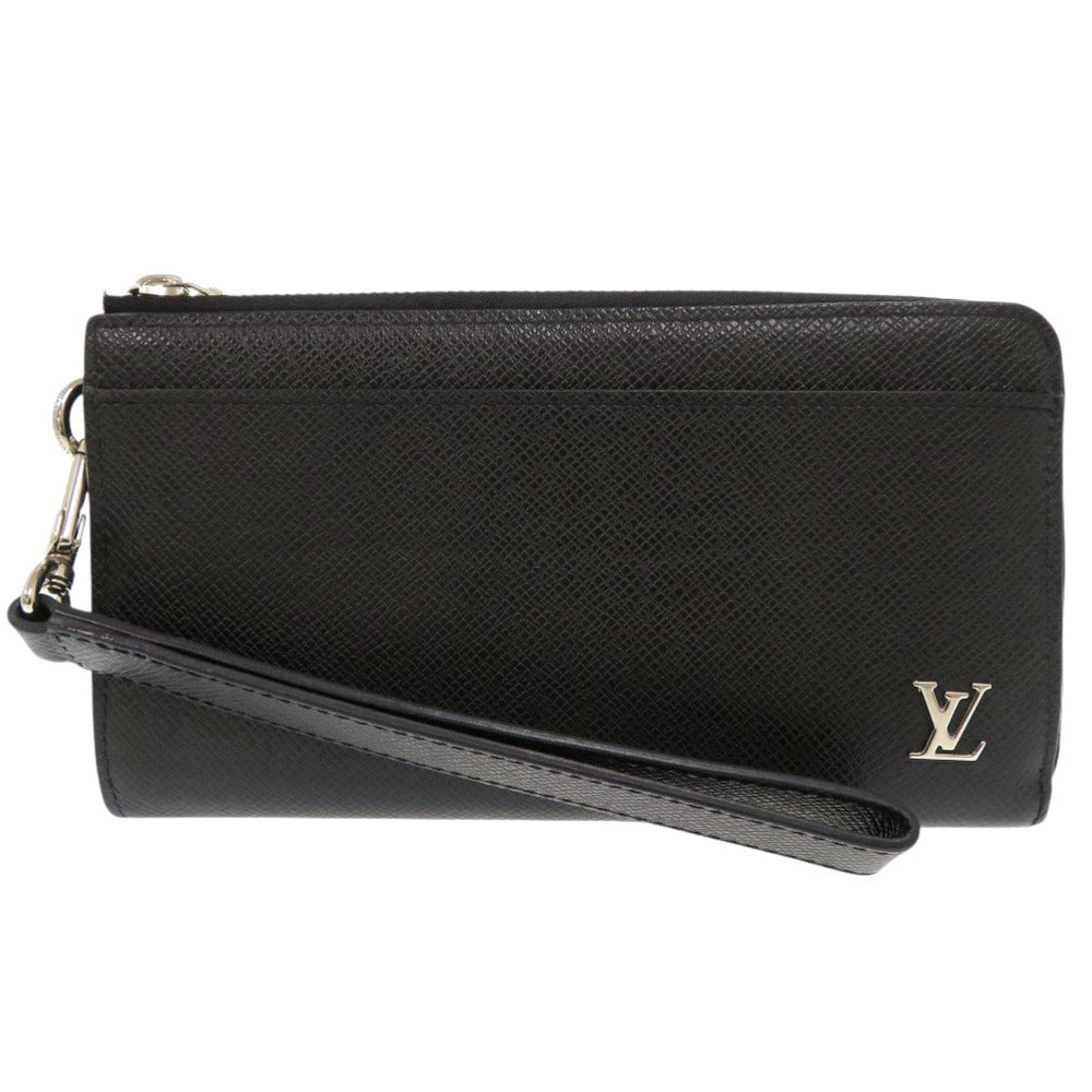 美品 ルイ ヴィトン ジッピー ドラゴンヌ タイガ M69409 ノワール L字ファスナー 長財布 LV 0787【中古】LOUIS VUITTON メンズ