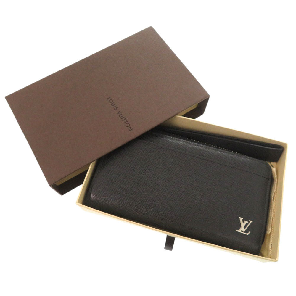 美品 ルイ ヴィトン ジッピー ドラゴンヌ タイガ M69409 ノワール L字ファスナー 長財布 LV 0787【中古】LOUIS VUITTON メンズ