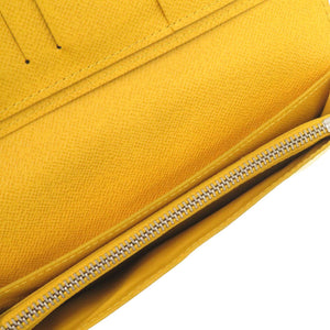 美品 ルイ ヴィトン ポルトフォイユ ブラザ タイガ M42087 ジョーヌ 二つ折り長財布 LV 0791【中古】LOUIS VUITTON メンズ