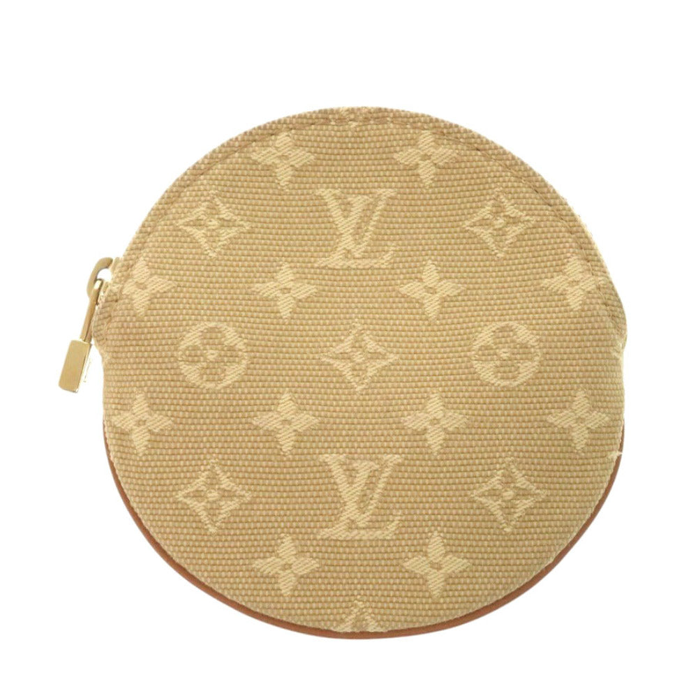 美品 ルイ ヴィトン ポルトモネロン M92452 モノグラムミニ ベージュ コインケース LV 0792【中古】LOUIS VUITTON