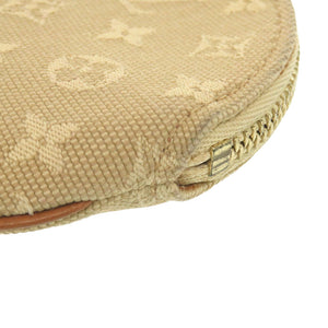美品 ルイ ヴィトン ポルトモネロン M92452 モノグラムミニ ベージュ コインケース LV 0792【中古】LOUIS VUITTON