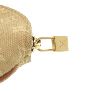 美品 ルイ ヴィトン ポルトモネロン M92452 モノグラムミニ ベージュ コインケース LV 0792【中古】LOUIS VUITTON