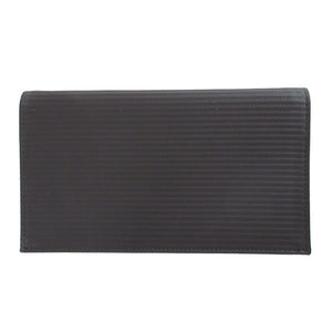 未使用 ブルガリ ミレリゲ レザー ブラック 黒 2つ折り長財布 財布 0799【中古】BVLGARI