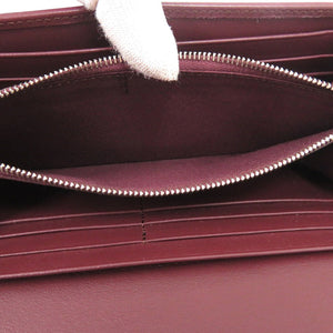 未使用 フェンディ ピーカブー 8M0377 レザー ボルドー 長財布 赤 0804【中古】FENDI