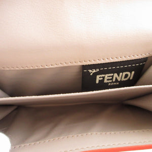 新品同様 フェンディ ピーカブー 8M0359 レザー ボルドー Wホック財布 財布 0805【中古】FENDI