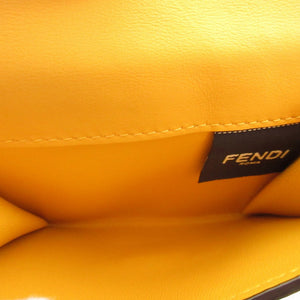 新品同様 フェンディ ピーカブー 8M0438 レザー ピンク Wホック財布 財布 0806【中古】FENDI