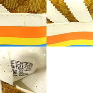 未使用品 グッチ × アディダス GUCCI × adidas originals ガゼル GAZELLE スニーカー 707873 GGキャンバス 0816【中古】GUCCI