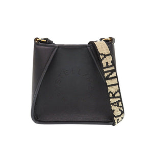 美品 ステラマッカートニー マイクロポシェット SP21700159 レザー/キャンバス ブラック ショルダーバッグ 黒 0843【中古】Stella McCartney