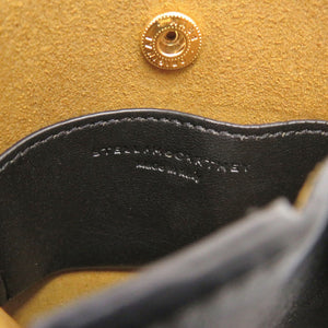 美品 ステラマッカートニー マイクロポシェット SP21700159 レザー/キャンバス ブラック ショルダーバッグ 黒 0843【中古】Stella McCartney