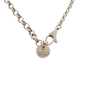美品 グッチ インターロッキングG シルバー925 ネックレス 0865【中古】GUCCI