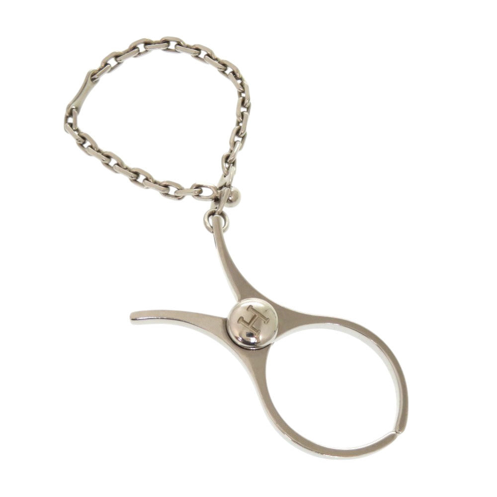 美品 エルメス フィルー メタル シルバー グローブホルダー 0866【中古】HERMES