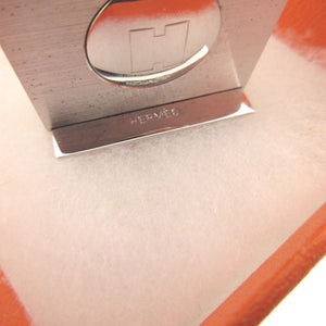 美品 エルメス Hロゴ メタル シルバー メモスタンド フォトスタンド 0817【中古】HERMES