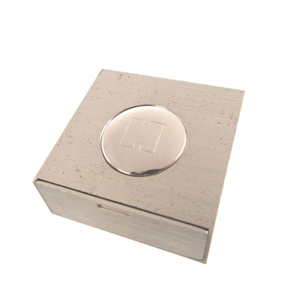 美品 エルメス Hロゴ メタル シルバー メモスタンド フォトスタンド 0817【中古】HERMES