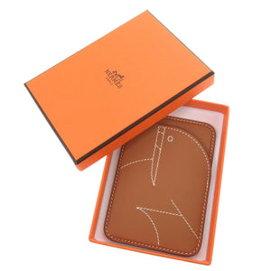 未使用品 エルメス MagSafe エマン モルス H0002731 37 ヴォースイフト ゴールド B刻印(2023年製) カードケース 0879【中古】HERMES