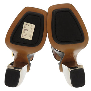 未使用品 バリー JACINTE サイズ36 1/2 レザー ブラック ベルトサンダル サンダル 黒 0883【中古】BALLY