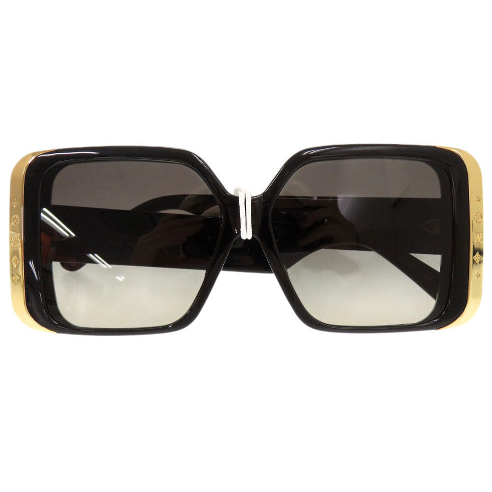 美品 ルイ ヴィトン LV ムーン スクエア Z1664E プラスチック ブラック サングラス LV 0884【中古】LOUIS VUITTON