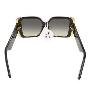 美品 ルイ ヴィトン LV ムーン スクエア Z1664E プラスチック ブラック サングラス LV 0884【中古】LOUIS VUITTON