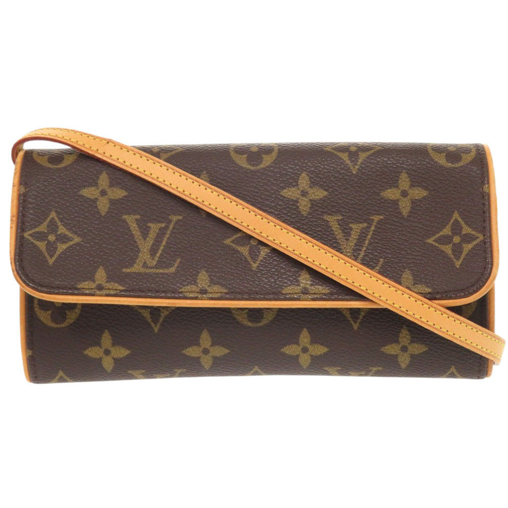 ルイ ヴィトン ポシェットツインPM モノグラム M51854 ショルダーバッグ LV 0981【中古】LOUIS VUITTON
