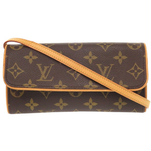 ルイ ヴィトン ポシェットツインPM モノグラム M51854 ショルダーバッグ LV 0981【中古】LOUIS VUITTON