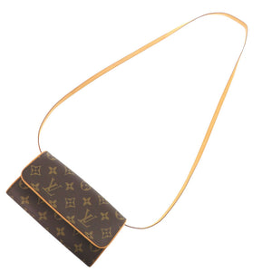 ルイ ヴィトン ポシェットツインPM モノグラム M51854 ショルダーバッグ LV 0981【中古】LOUIS VUITTON