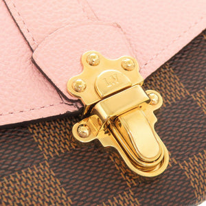 美品 ルイ ヴィトン ポルトフォイユ クラプトン ダミエ N64447 マグノリア 長財布 LV 0982【中古】LOUIS VUITTON