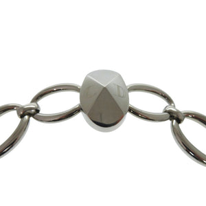 美品 ディオール フェイクパール ネックレス シルバーチョーカー 0989【中古】Dior