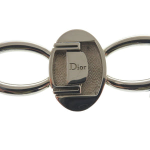 美品 ディオール フェイクパール ネックレス シルバーチョーカー 0989【中古】Dior
