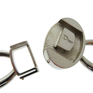 美品 ディオール フェイクパール ネックレス シルバーチョーカー 0989【中古】Dior