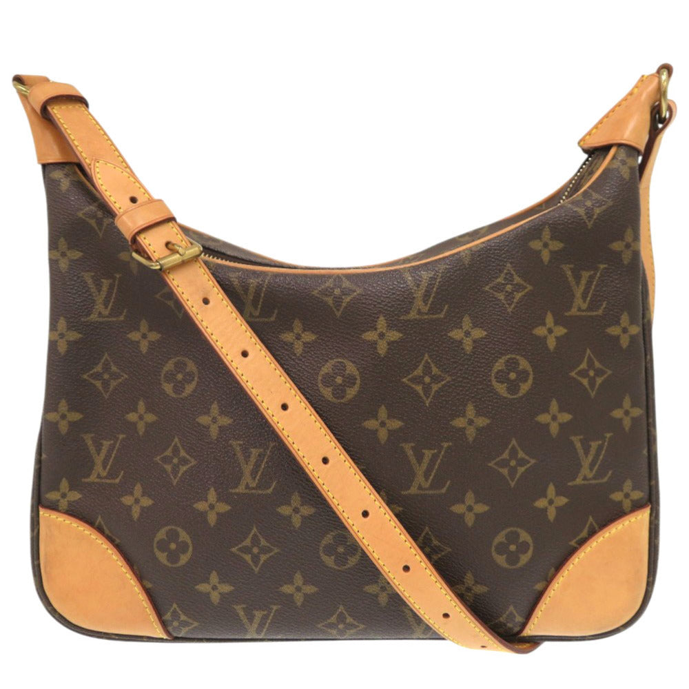 ベタ無し ルイ ヴィトン ブローニュ モノグラム M51265 ブラウン ショルダーバッグ LV 0997【中古】LOUIS VUITTON