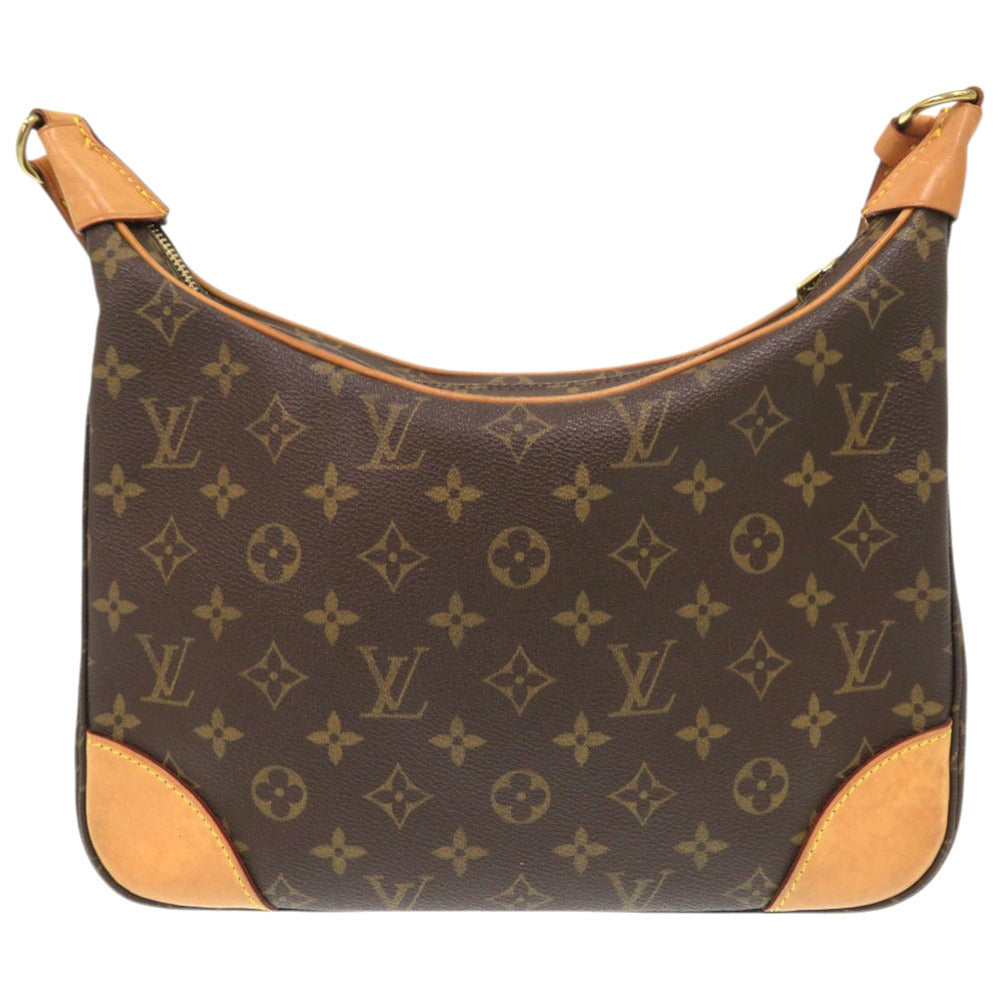 ベタ無し ルイ ヴィトン ブローニュ モノグラム M51265 ブラウン ショルダーバッグ LV 0997【中古】LOUIS VUITTON
