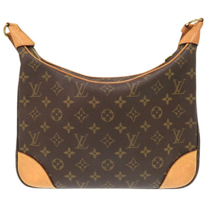 ベタ無し ルイ ヴィトン ブローニュ モノグラム M51265 ブラウン ショルダーバッグ LV 0997【中古】LOUIS VUITTON