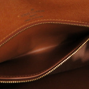 ベタ無し ルイ ヴィトン ブローニュ モノグラム M51265 ブラウン ショルダーバッグ LV 0997【中古】LOUIS VUITTON