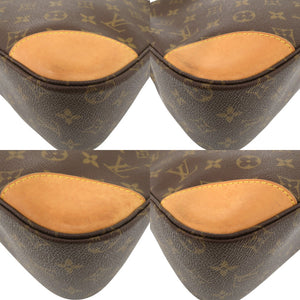 ベタ無し ルイ ヴィトン ブローニュ モノグラム M51265 ブラウン ショルダーバッグ LV 0997【中古】LOUIS VUITTON