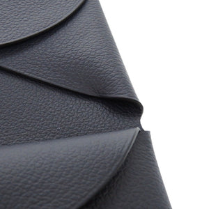 新品同様 エルメス カルヴィデュオ エバーカラー ブルードプリュス W刻印(2024年製) カードケース 青 1004【中古】HERMES