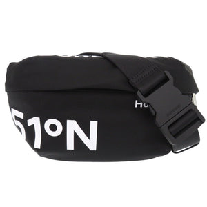 未使用品 バーバリー MD SONNY 8064929 A7250 ナイロン レザー ブラック ホワイト ボディバッグ ウエストバッグ 1007【中古】BURBERRY