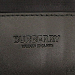 未使用品 バーバリー MD SONNY 8064929 A7250 ナイロン レザー ブラック ホワイト ボディバッグ ウエストバッグ 1007【中古】BURBERRY